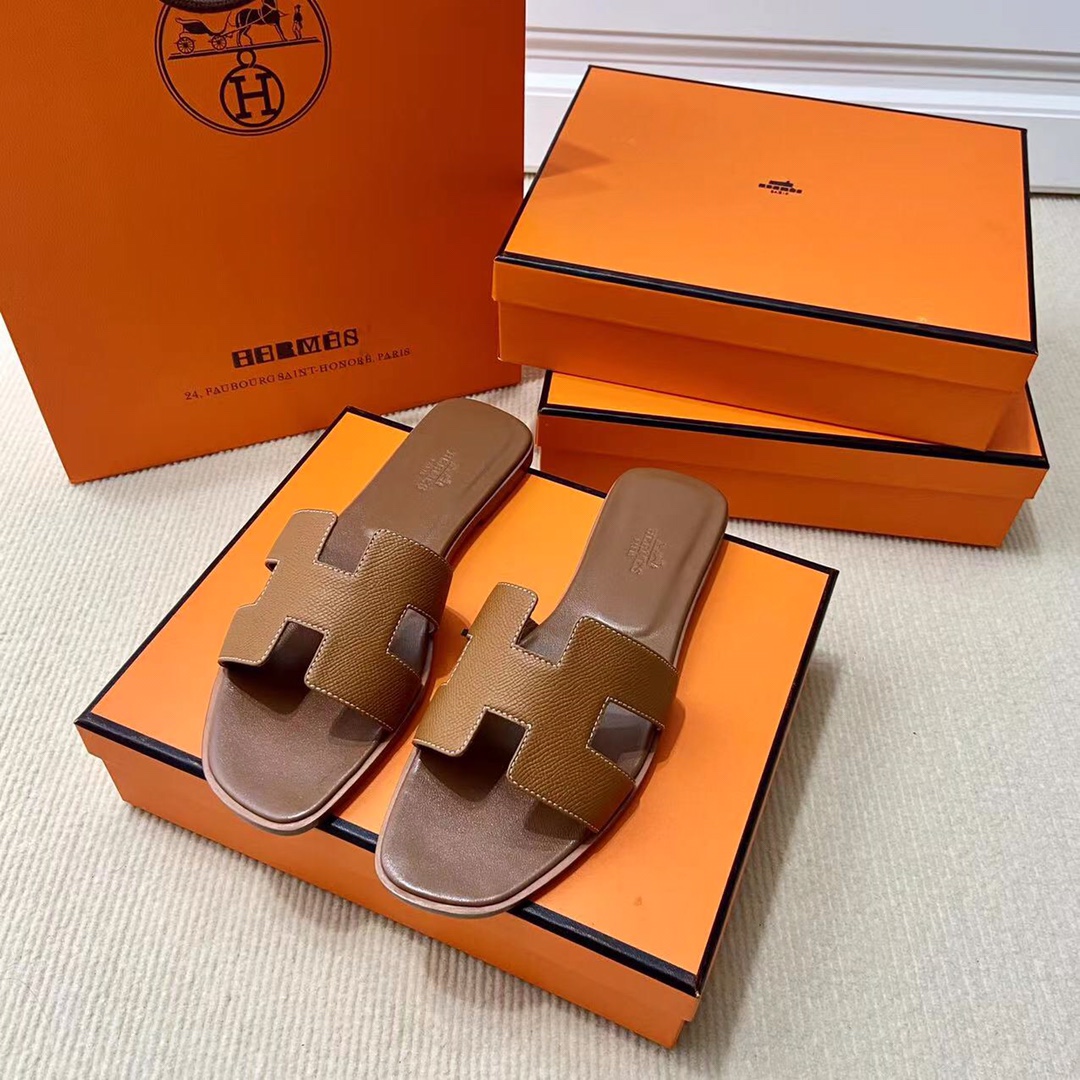 에르메스 올수공 오란 슬리퍼 샌들 앱송 26